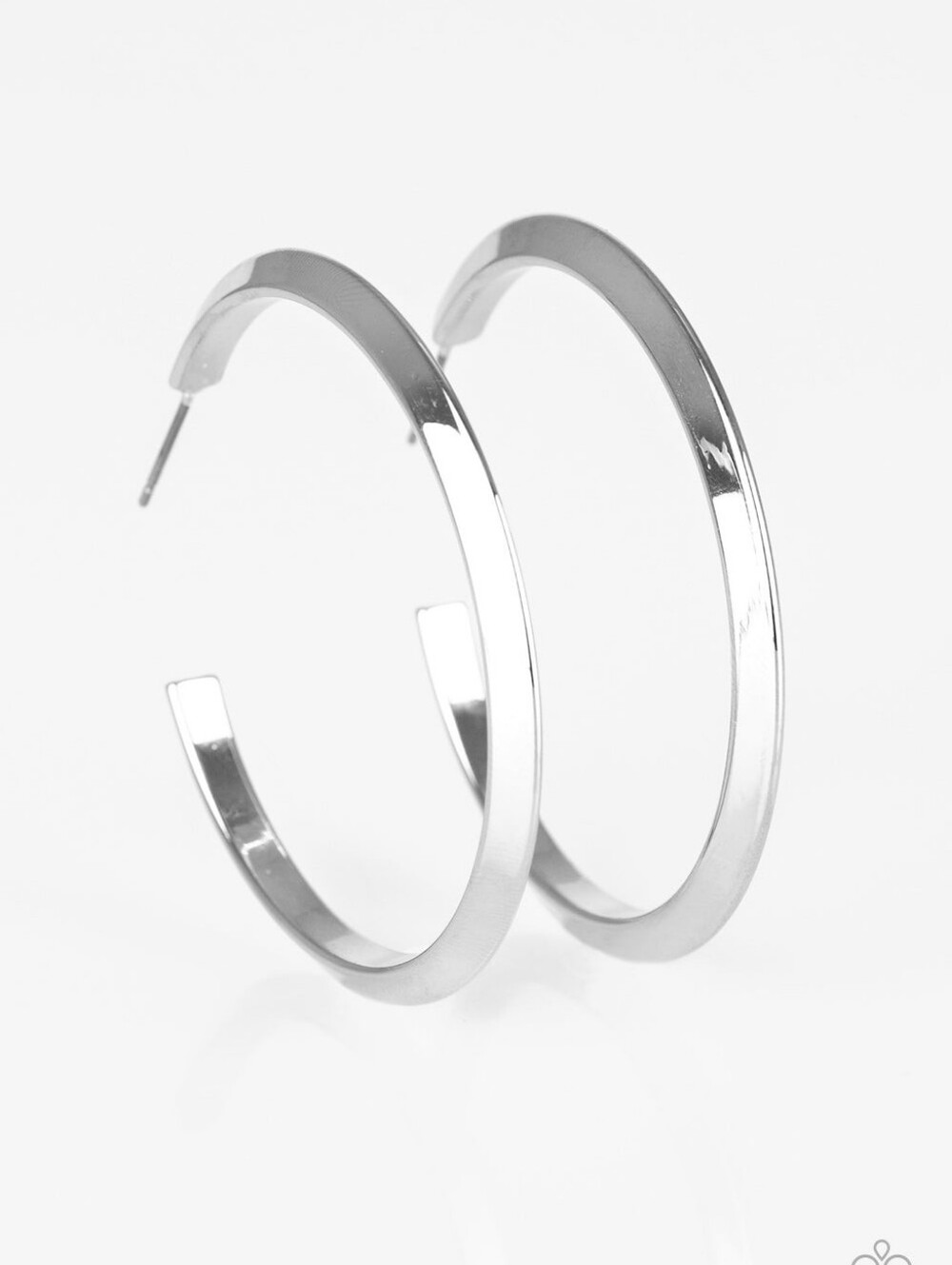 Paparazzi Silver Hoop Earrings - Classic Women's Jewelry